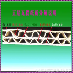 纸箱厚度 5层7mm厚 瓦楞纸板厚度