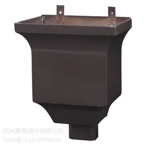 沃德-福建彩铝天沟 铝合金成品天沟 金属檐槽 泉州无缝落水系统雨水管