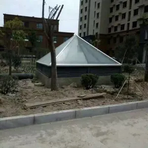 美日阳光 生产销售各种异型天窗 可用于各种展厅 铝合金焊接技术