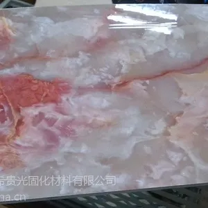 仿大理石pvc板晶体板光油找希贵UV