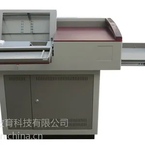 学校老师中控讲台桌DMT8110ZT钢制讲台 铁讲台 教学讲台 多媒体讲台生产厂家