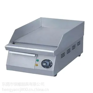 新粤海GH-250高挡板学校饭堂烧烤店酒店自主餐用手抓饼铜锣烧鱿鱼商用电平扒炉