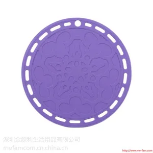 米梵 硅胶隔热垫加厚餐垫餐桌垫日用创意碗碟锅垫窗花硅胶盘垫