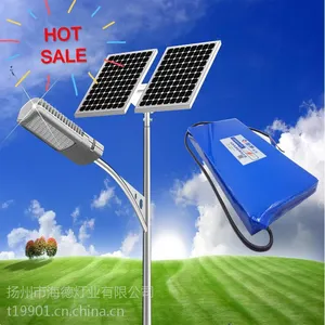 扬州太阳能路灯 LED光源60瓦灯杆可来样定制