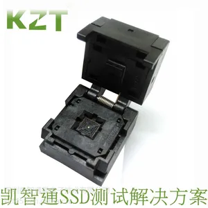 QFN48 老化座 0.4间距 测试座 翻盖弹片 IC550-0484-004-G 批发
