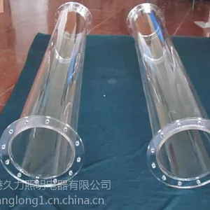 大口径磨砂石英筒 石英乳白管 耐高温防滑耐高压 定做