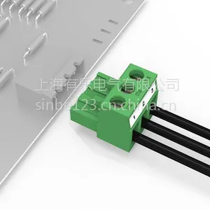 YOULE品牌pcb接线端子3p接插件90度弯插5.08mm绿色环保阻燃UL认证厂家直销批发***