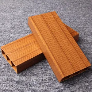 汉森广东瑟可木建材,100*25方通木塑木材,木粉 pvc