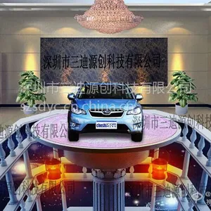 3D地贴立体地画汽车4S店 车展 3D立体地画