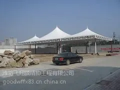 有创意的膜结构加油站:临朐膜结构加油站