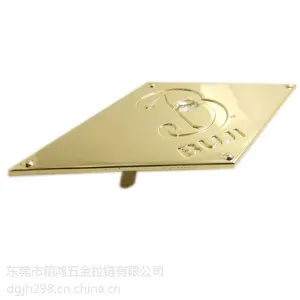 东莞锌合金工厂/供应金属牌/箱包配件五金配件