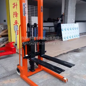 供应CTY1吨|2吨|3吨手动液压升高车批发 镁丰手推装卸叉车