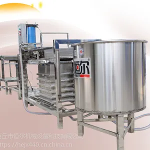 恒尔HEDP-4 仿手工豆皮机,全新不锈钢千张百叶豆腐皮机厂家直销