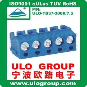 供应欧式接线端子 螺钉式PCB接线端子 300R/7.5