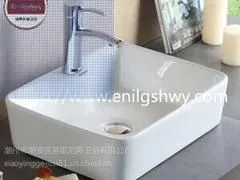 潮州方形艺术盆 欧式艺术盆 陶瓷盆