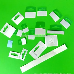 原有挂孔的电子产品包装专用补强型PVC挂钩