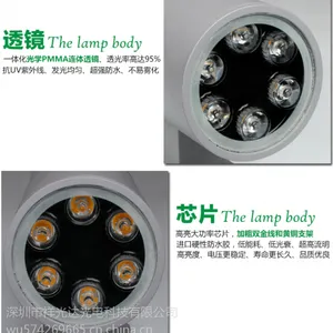 LED聚光灯投光灯单颗大功率泛光灯投射灯户外室外防水景观灯批发 /祥光达厂家