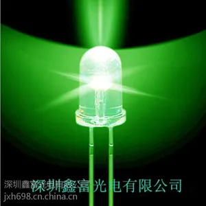 优质供应交通信号灯F5圆头灯珠 高亮泰谷 绿光(XF-R05AGCE-BV2)