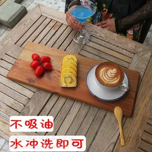 zakka相思木面包板披萨板砧板 实木水果早餐寿司牛排盘咖啡木托盘(现货批发-厂家直供)