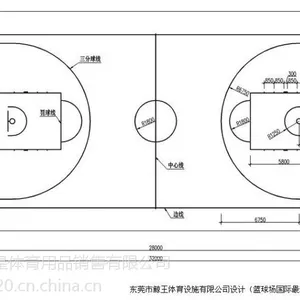 天津篮球网球排球等场地划线施工专业团队