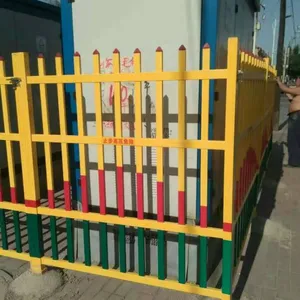 厂家专业加工生产白色塑钢围栏 PVC变压器围栏