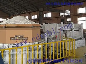 设计建造4吨无铅水晶料玻璃电熔炉