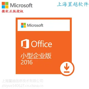 微软正版office2016 小型企业版 office 2016 盒装 正版授权 含税