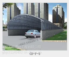工标棚业——地下停车场出入口车棚雨棚制作