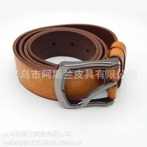 阿斯兰2016新款百搭休闲针扣皮带腰带***仿皮腰带男士男式商务皮带批发