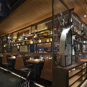 成都海鲜自助餐厅装修设计,主题海鲜自助店装修设计