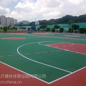 塑胶篮球场施工企业 篮球场材料生产厂家 网球场施工翻新
