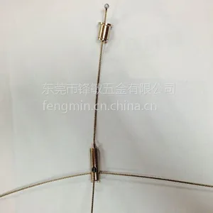 led灯具挂线 节能灯吊线挂绳 灯具可调节吊线 灯饰一进二出吊线 一分三条线灯饰钢丝绳吊码