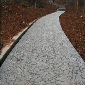 供应黄岛水泥压花地坪，压模地坪厂家13884961311