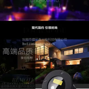 户外草坪激光灯 激光遥控装饰灯 庭院花园激光灯