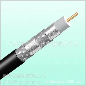 同轴电缆一7线自承120网SYWY-75-7阜通牌厂家直销铜包铝400米/盘
