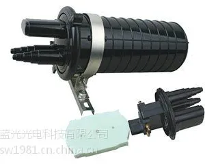 2进2出光纤接线盒防水（D型）光纤接续盒 卧式光纤熔接包光缆接