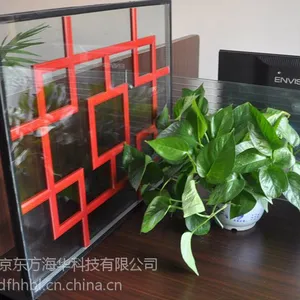 中式美景条装饰中空节能玻璃