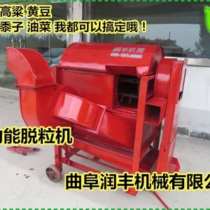 农用谷物脱粒机 润丰牌谷物脱粒机 拖拉机带动脱粒机