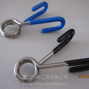 弹簧厂家直销 线径2.0-4.0 夹具弹簧 表面浸塑处理