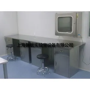 上海磐载不锈钢实验台,实验中央台,实验边台,可定做尺寸