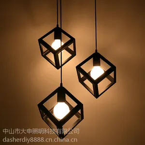 复古灯罩铁艺锅盖吊灯餐厅过道灯 设计师 ***厂家批发