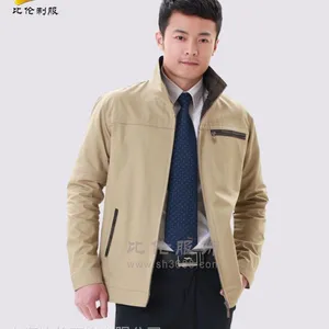 比伦供应秋冬夹克工作服卡其色工装外套BL-QD13