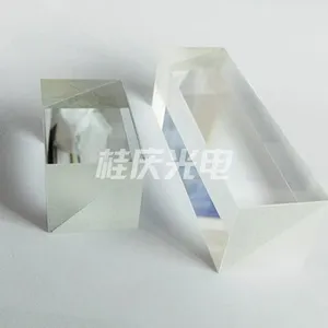 光学胶合棱镜30*30*100mm直角四棱镜带夹具棱镜