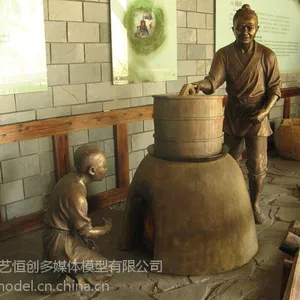 专业制作博物馆场景半景画,历史场景复原