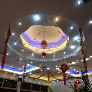 供应水晶灯安*** 吊灯防坠网批发 灯具保护网生产厂家