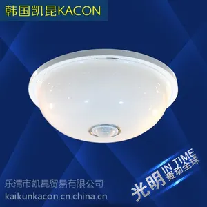 供应瑞和 4W人体感应吸顶灯 LED灯厨卫灯 厨房灯卫生间吸顶灯 全白