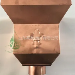 蒂美牌纯铜雨水斗 纯铜落水斗 漏水斗