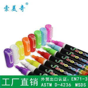 索美奇便贴笔发光笔橱窗笔广告促销液体粉笔工厂直销