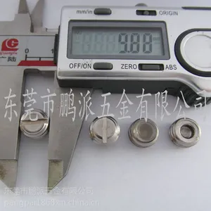 鹏派五金现货不锈钢一字带孔紧定,胶粒机米螺丝 卫浴五金配件 M10*6