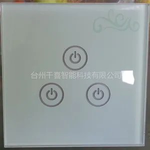 供应台州千喜智能家居 zigbee智能开关 触摸开关 遥控开关